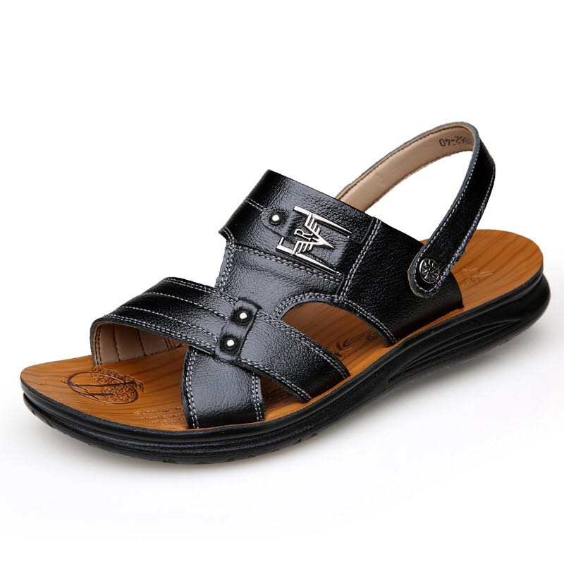 PU Leather Men's Sandals